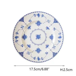 Elegance at the Table Küche & Esszimmer-Edler Keramik-Essteller – Stilvoller Steak-Salatteller