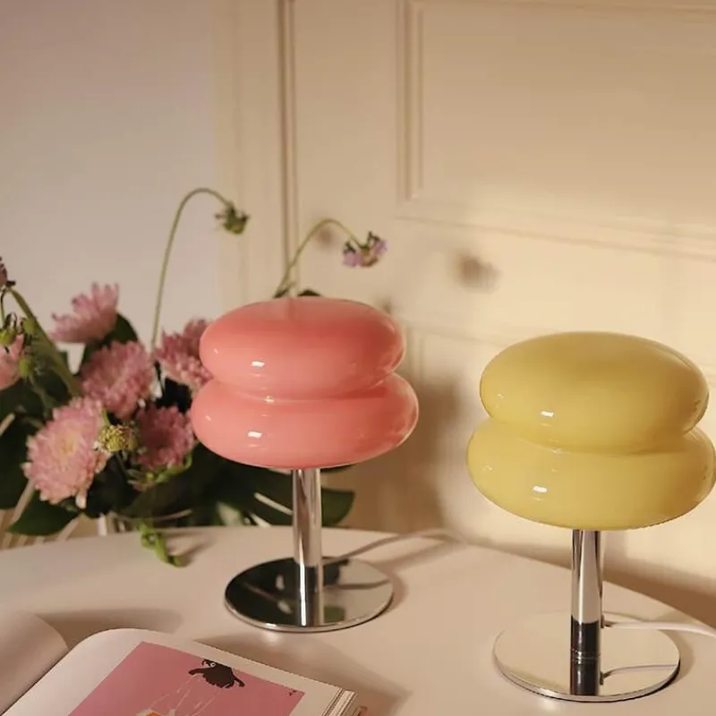 Glow u0026 Shade Beleuchtung-Egg Tart LED-Tischlampe – Dekorative Glasleuchte