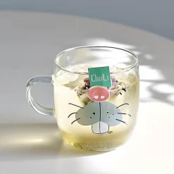 Feast u0026 Flair Küche & Esszimmer-Eichhörnchen-Kaffeetasse – 320 ml, hitzebeständig, für Tee und Bier