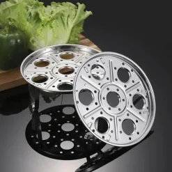 Space Savvy Küche & Esszimmer-Eierdämpfer-Gestell - Kochzubehör aus Edelstahl