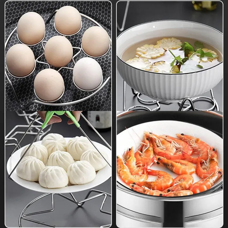 The Culinary Kit Küche & Esszimmer-Eierdämpfer-Gestell – Multifunktionale Aufbewahrungslösung zum Kochen