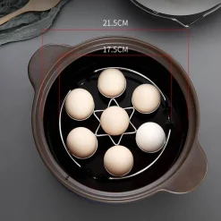 The Culinary Kit Küche & Esszimmer-Eierdämpfer-Gestell – Multifunktionale Aufbewahrungslösung zum Kochen