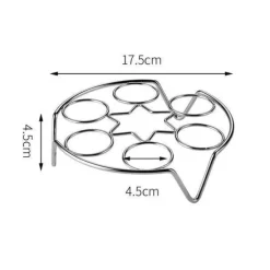 The Culinary Kit Küche & Esszimmer-Eierdämpfer-Gestell – Multifunktionale Aufbewahrungslösung zum Kochen