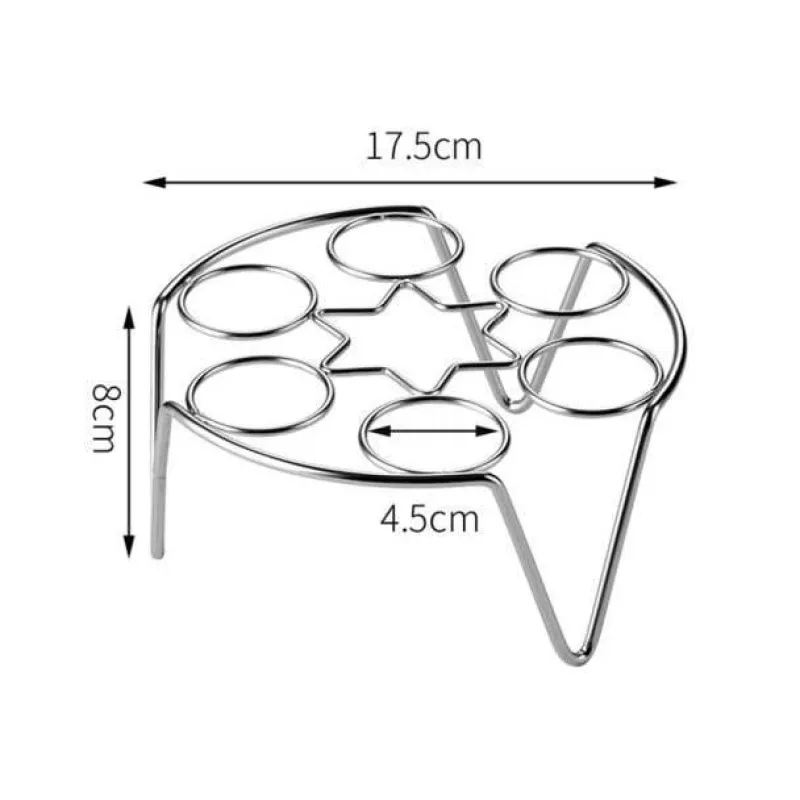 The Culinary Kit Küche & Esszimmer-Eierdämpfer-Gestell – Multifunktionale Aufbewahrungslösung zum Kochen