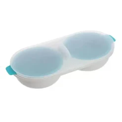 The Culinary Kit Küche & Esszimmer-Eierkocher für die Mikrowelle – langlebiger Eierkocher mit doppeltem Platzbedarf