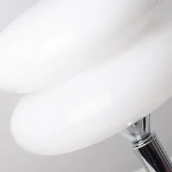 Bright Accents Beleuchtung-Eierkuchen-Schreibtischlampe aus Glas – Moderne, stilvolle Beleuchtung für Ihr Zuhause