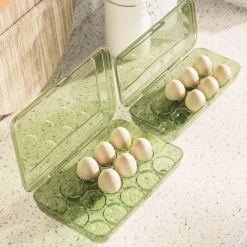 Space Savvy Küche & Esszimmer-Eier-Organizer – Lume Kühlschrank-Aufbewahrungsbehälter