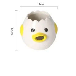 Tom Küche & Esszimmer-Eiertrenner aus Keramik – Einfaches Werkzeug zum Trennen von Eigelb und Eiweiß