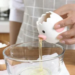 The Decor Haven Küche & Esszimmer-Eigelbtrenner mit Cartoon-Hühnchenmotiv – süßes Küchenwerkzeug