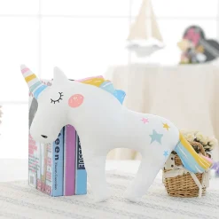 Kinder The Decor Haven Kinderwagen & Zubehör-Einhorn-Babykissen – weiche Kopfstütze aus Plüsch für Kleinkinder