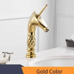 The Culinary Kit Küche & Esszimmer-Einhorn-Badezimmerarmatur – Kreative Einzelwaschbeckenarmatur