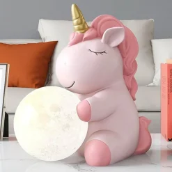 Bright Accents Beleuchtung-Einhorn-Nachtlicht - Dekorative Lampe fürs Kinderzimmer