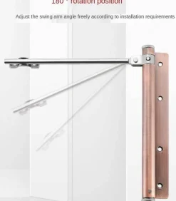 Comfort u0026 Style Gadgets Für Zuhause-Einstellbarer automatischer Türschließer mit Feder – einfach zu installierender Türmechanismus