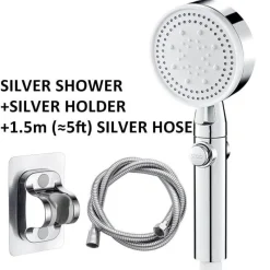 Tranquil Waters Badezimmer-Einstellbarer Hochdruck-Duschkopf – Multi-Mode-Sprüheinstellungen