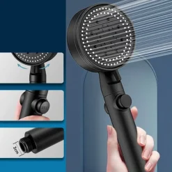 Tranquil Waters Badezimmer-Einstellbarer Hochdruck-Duschkopf – Multi-Mode-Sprüheinstellungen