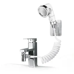 The Blissful Bath Badezimmer-Einstellbarer Hochdruck-Wasserhahn-Verlängerungskopf