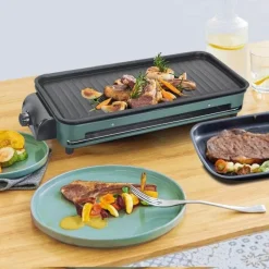 The Decor Haven Camping-Werkzeuge|Camping Im Freien-Einstellbarer rauchfreier Elektrogrill - Kochgerät für den Innenbereich