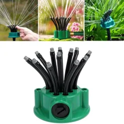 Nomad Gear Camping Im Freien|Outdoor & Garten-Einstellbares, faltbares Gartensprinklersystem – Effiziente Bewässerungslösung