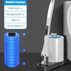 The Blissful Bath Badezimmer-Einweg-Badezimmerreinigungsbürste - Haushaltsreinigungswerkzeug