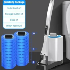 The Blissful Bath Badezimmer-Einweg-Badezimmerreinigungsbürste - Haushaltsreinigungswerkzeug