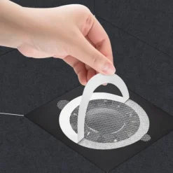 The Blissful Bath Badezimmer-Einweg-Haarfänger aus Netzgewebe – Abflusssiebfilter fürs Badezimmer