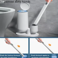The Blissful Bath Badezimmer-Einweg-Toilettenbürstenset – Magisches Reinigungswerkzeug