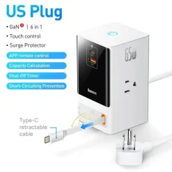 Comfort u0026 Style Heimwerkzeuge|Gadgets Für Zuhause-Einziehbare Schnelllade-Steckdosenleiste - Digitales Verlängerungskabel