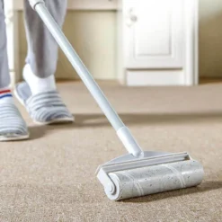 Comfort u0026 Style Reinigungswerkzeuge Für Haustiere-Einziehbarer Fusselroller – Tragbarer Haarentferner-Kleberoller
