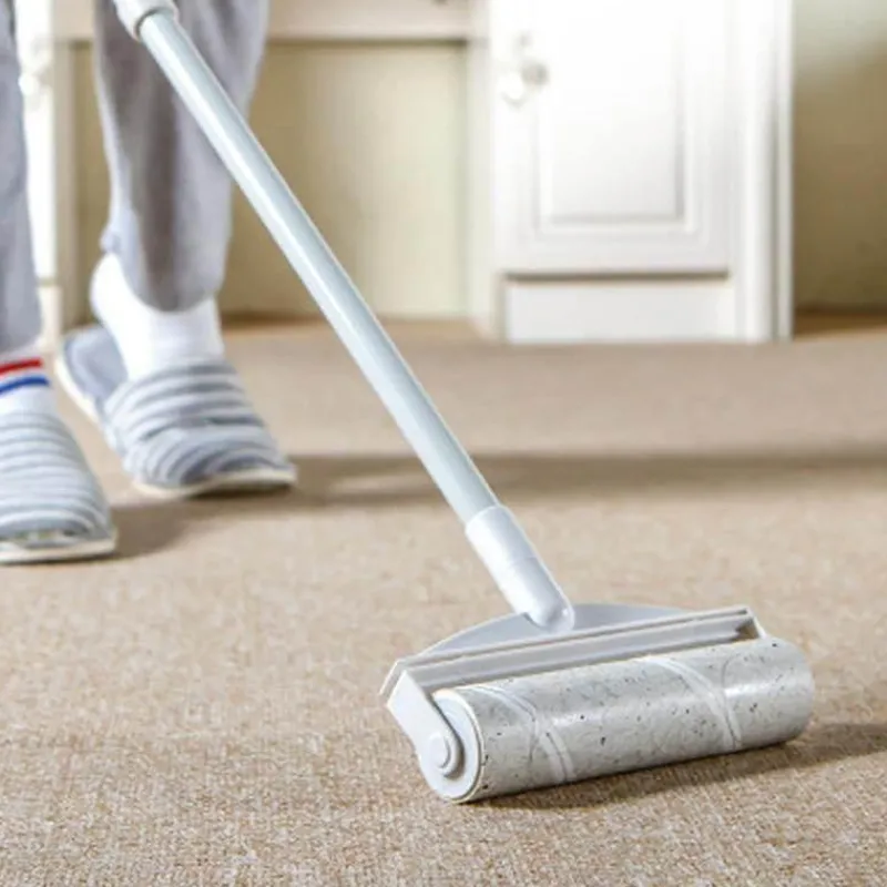 Comfort u0026 Style Reinigungswerkzeuge Für Haustiere-Einziehbarer Fusselroller – Tragbarer Haarentferner-Kleberoller