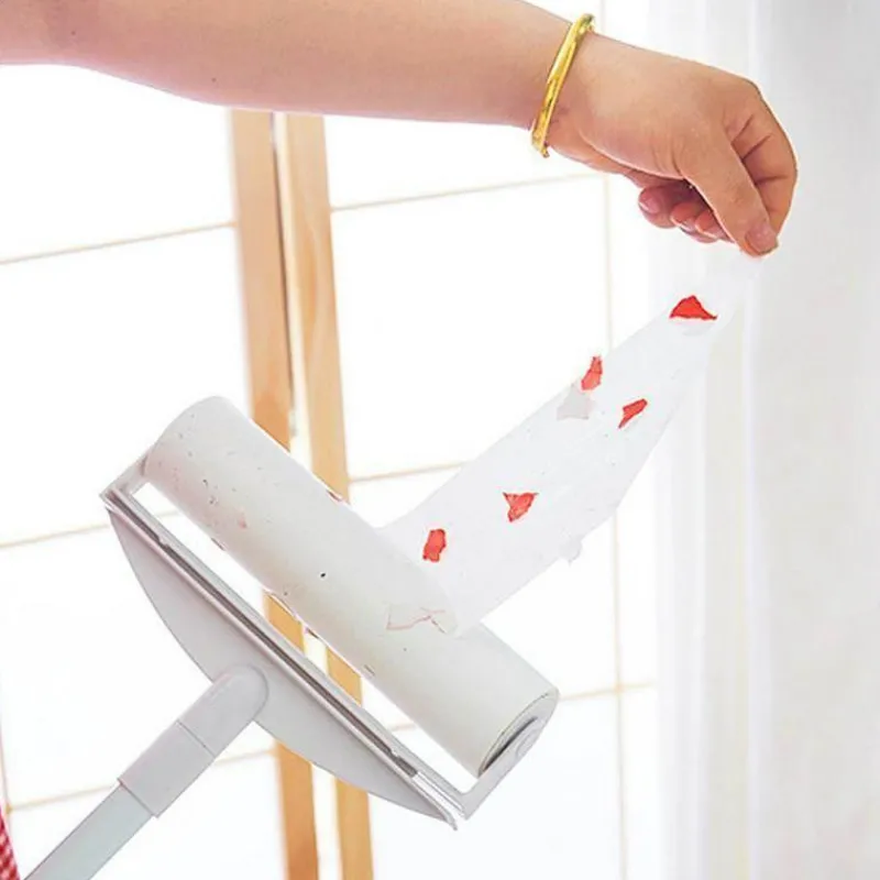 Comfort u0026 Style Reinigungswerkzeuge Für Haustiere-Einziehbarer Fusselroller – Tragbarer Haarentferner-Kleberoller