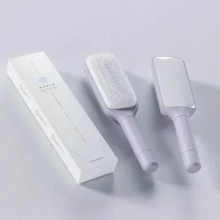 PureGlow Männerpflege|Frauenpflege-Einziehbarer Luftkissenkamm – Frizz-freies Haar-Tool