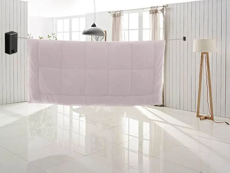 Tranquil Waters Gadgets Für Zuhause|Badezimmer-Einziehbares Trockenseil aus Edelstahl ohne Bohren