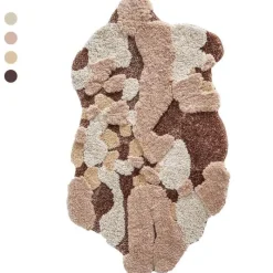 Warm Weaves Boden & Teppiche-Einzigartiger unregelmäßiger Flächenteppich - Dekorativer Akzentteppich