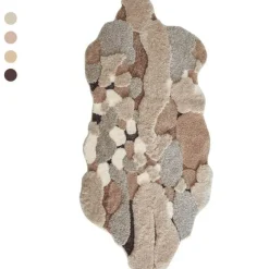 Warm Weaves Boden & Teppiche-Einzigartiger unregelmäßiger Flächenteppich - Dekorativer Akzentteppich
