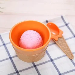 Little Nest Küche & Esszimmer-Eiscreme-Schalen-Set zum Schmelzen von Süßigkeiten – lustiges Dessert-Set