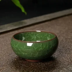 Plates u0026 More Küche & Esszimmer-Eisknackende Keramik-Teetasse – süße Kung-Fu-Espressotasse