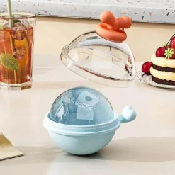 The Culinary Kit Küche & Esszimmer-Eiskugelformer aus Silikon mit Delfinmotiv – lustige Eiskugelform