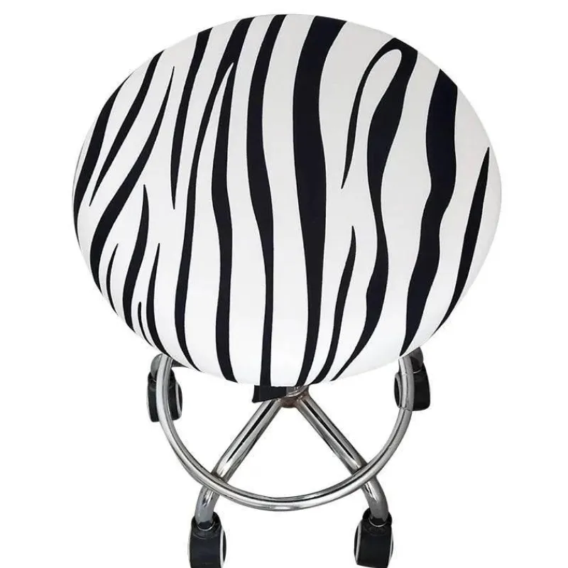 Tom Küche & Esszimmer-Elastischer Stuhlbezug mit Blumenmuster – Stilvoller, schmutzabweisender Schonbezug für Barhocker zu Hause