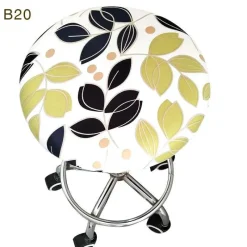 Tom Küche & Esszimmer-Elastischer Stuhlbezug mit Blumenmuster – Stilvoller, schmutzabweisender Schonbezug für Barhocker zu Hause