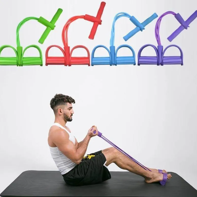 The Relaxation Nook Fitness-Gadgets|Gesundheits- Und Entspannungstools-Elastisches Fußpedal-Widerstandsband – Multifunktionales Trainingsgerät