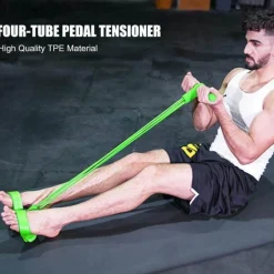 The Relaxation Nook Fitness-Gadgets|Gesundheits- Und Entspannungstools-Elastisches Fußpedal-Widerstandsband – Multifunktionales Trainingsgerät