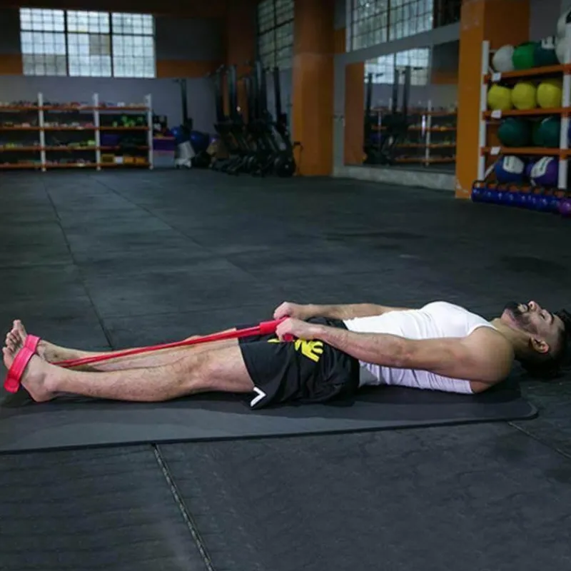 The Relaxation Nook Fitness-Gadgets|Gesundheits- Und Entspannungstools-Elastisches Fußpedal-Widerstandsband – Multifunktionales Trainingsgerät