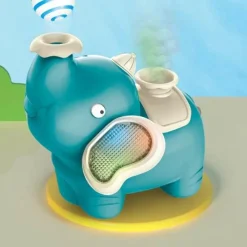 The Decor Haven Babyspielzeug-Elefanten-Luftbefeuchter – Musikalisches Schwebeball-Design