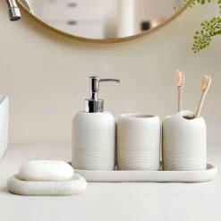 The Bath Nook Badezimmer-Elegant Bathroom Accessories Set - Regal Bath Decor