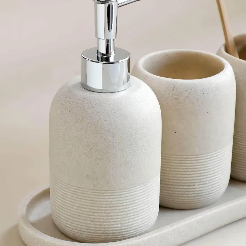 The Bath Nook Badezimmer-Elegant Bathroom Accessories Set - Regal Bath Decor