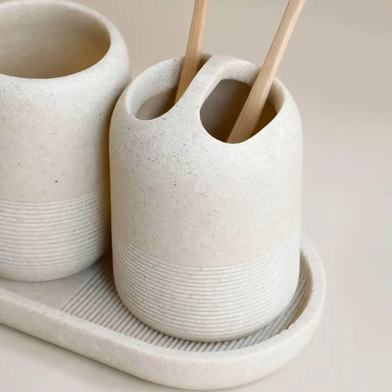 The Bath Nook Badezimmer-Elegant Bathroom Accessories Set - Regal Bath Decor