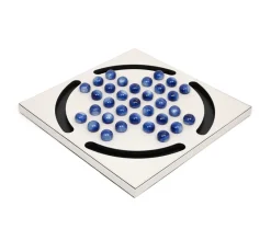 Pinetti Spielzeug & Spiele-Elegant Blue Pawns Peg Solitaire Game