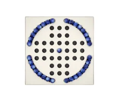 Pinetti Spielzeug & Spiele-Elegant Blue Pawns Peg Solitaire Game