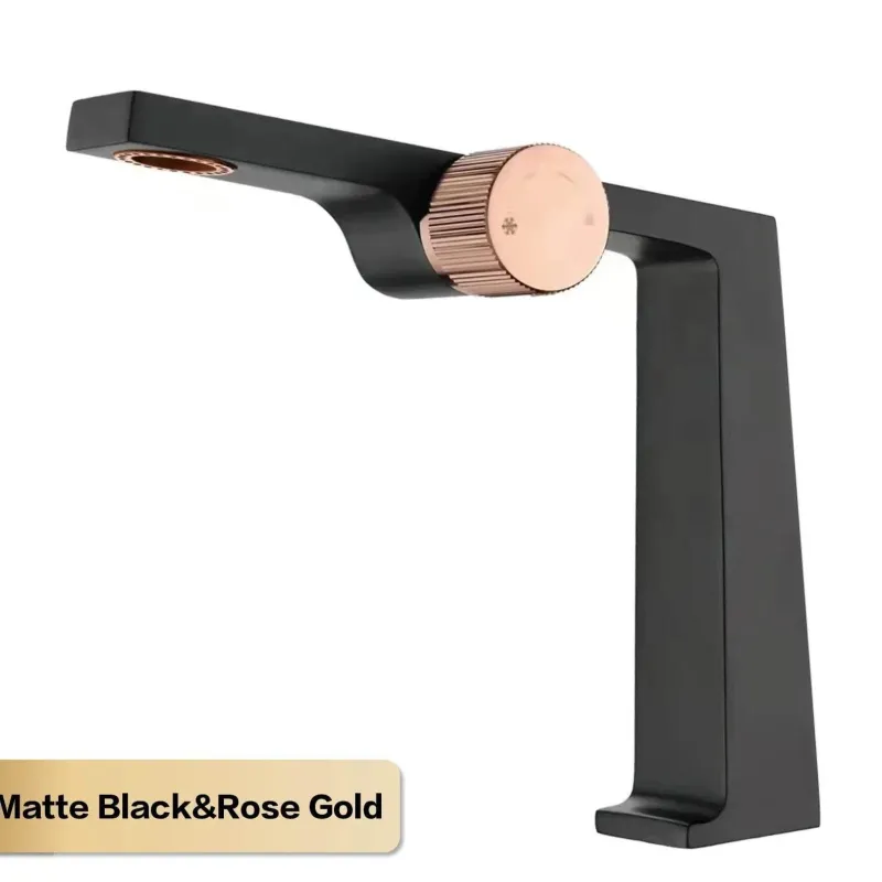 The Blissful Bath Badezimmer-Elegant Dual Control Bathroom Faucet - Touch Design