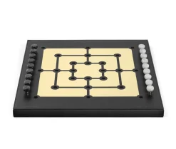 Pinetti Spielzeug & Spiele-Elegant Gold Mill Game Set for Endless Fun